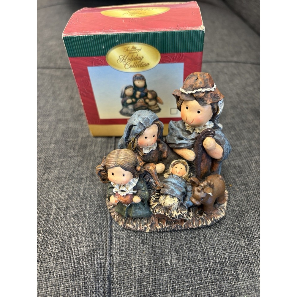 Treasured Times Holiday Collection Nativity Figurine FAP203032-1 w/ Original Box
